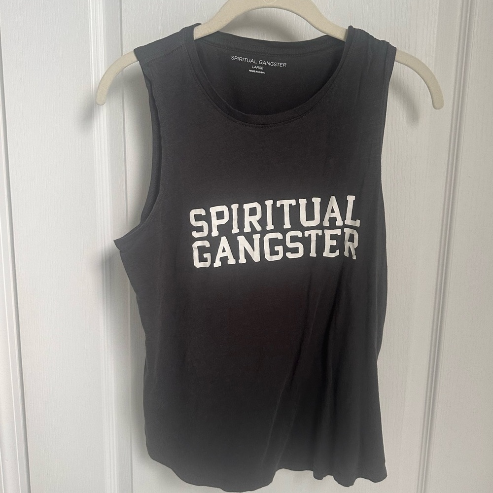Spiritual Gangster Black Tank